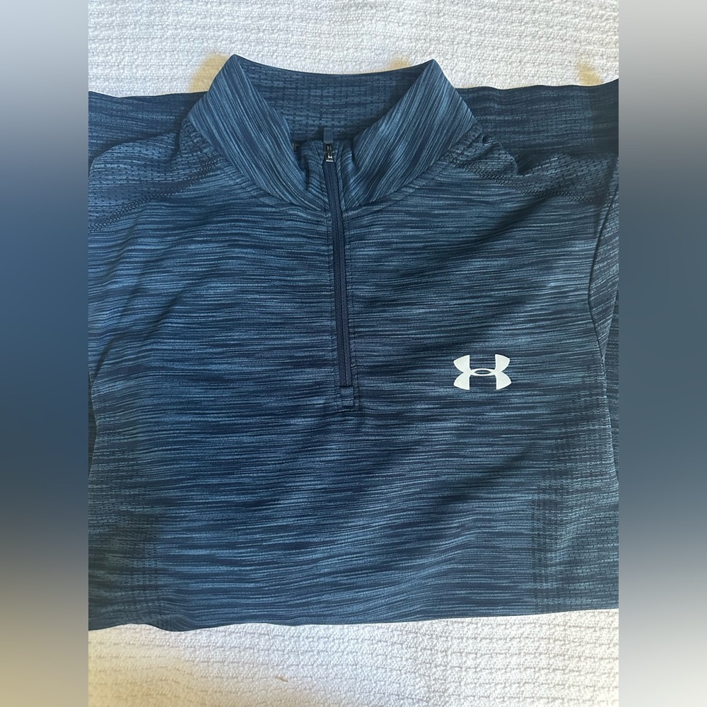 Under Armour quarter zip pullover.
